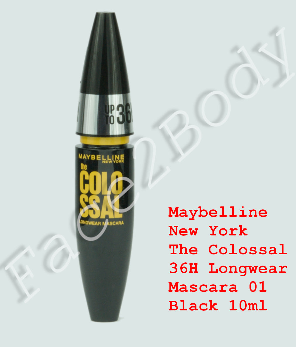 Maybelline New York The Colossal 36H Longwear Mascara 01 Black 10ml