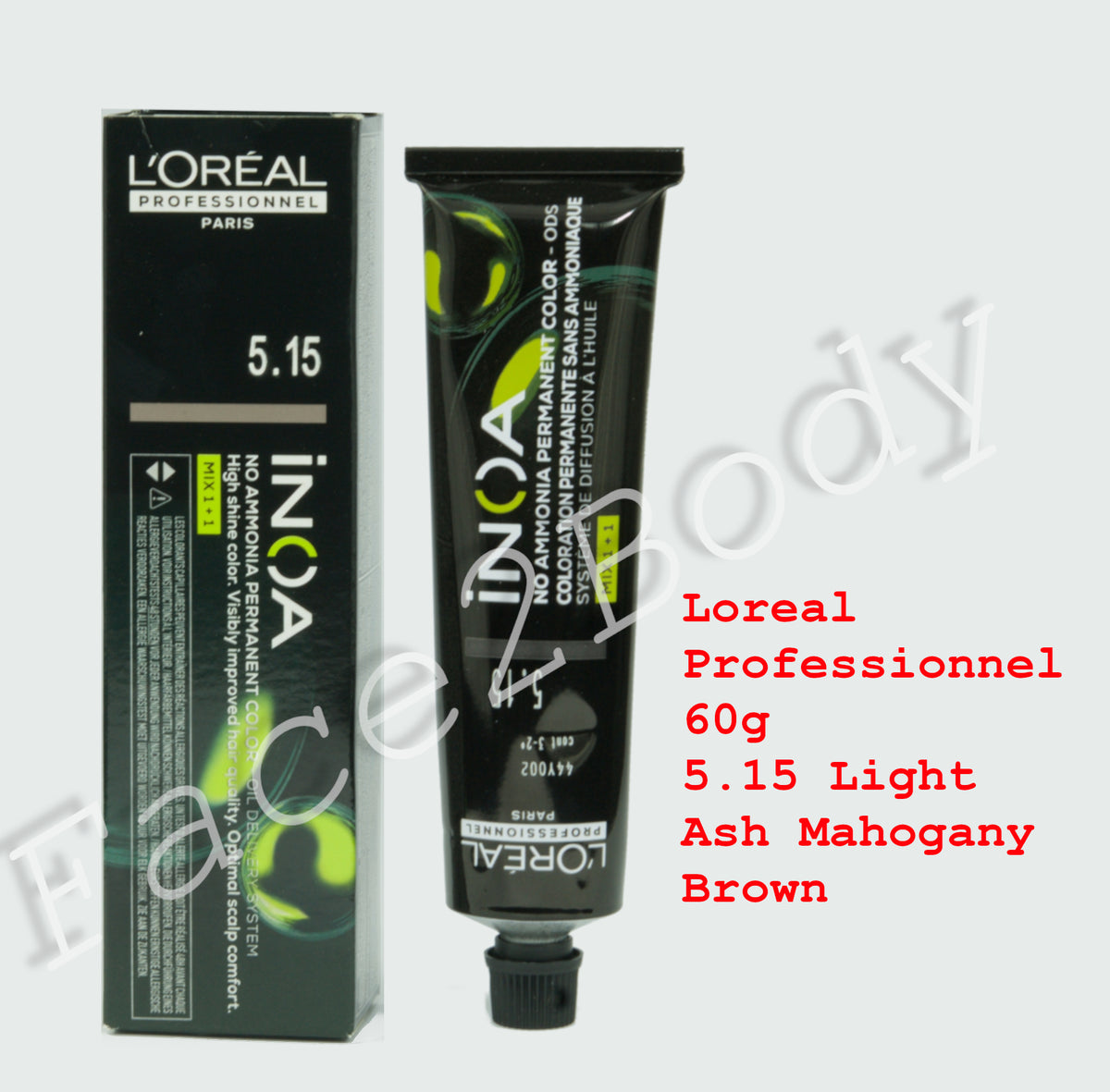 Loreal Professional INOA 60ml - 5.15 Light Ash Mahogany Brown