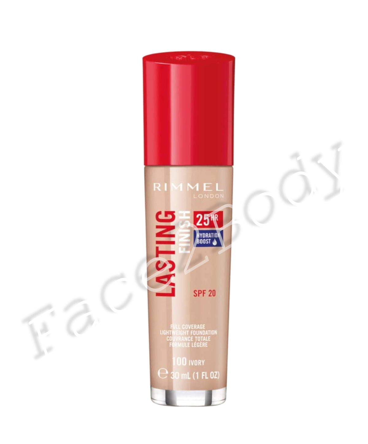 Rimmel Lasting Finish Foundation 25-Hour SPF 20 - 100 Ivory