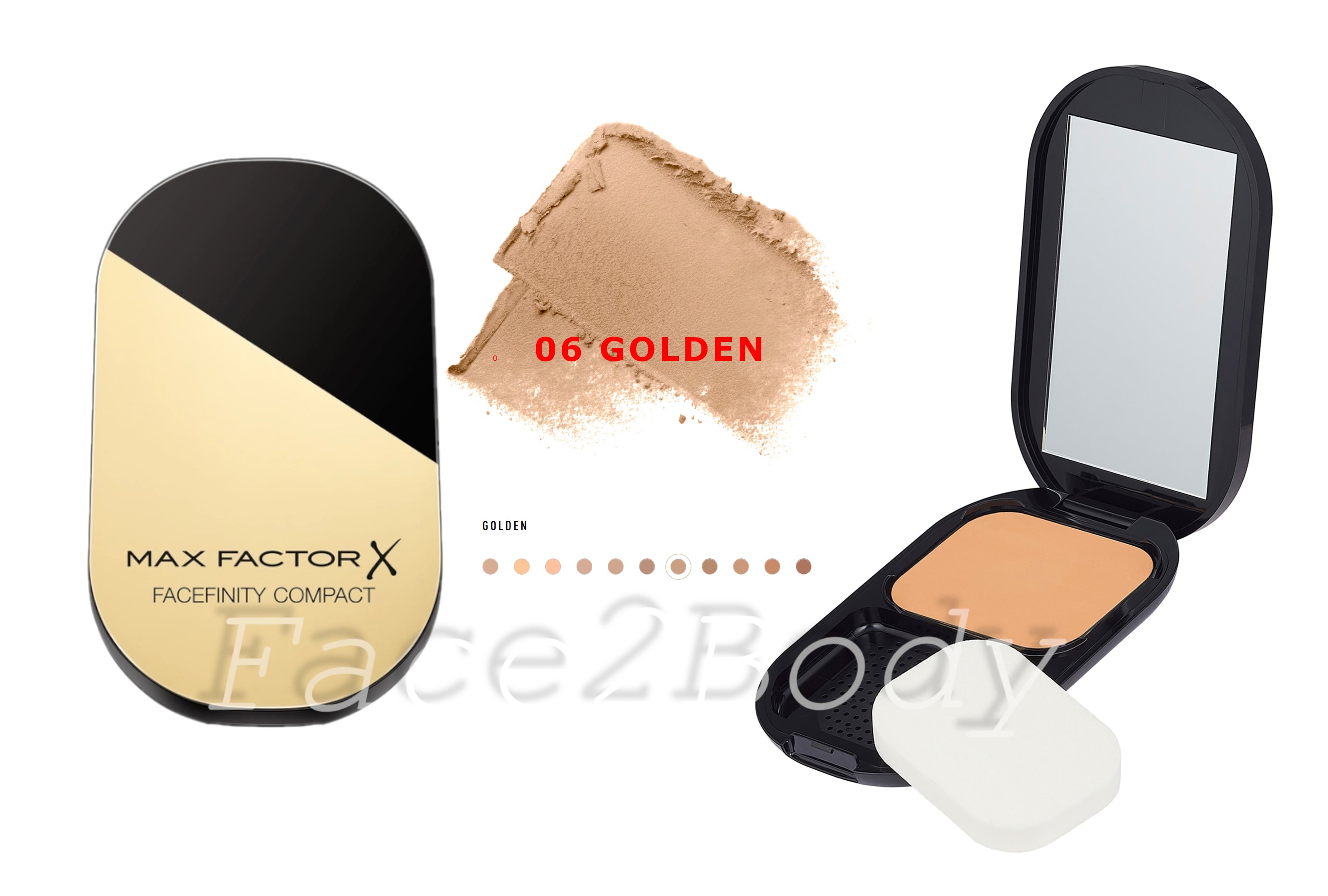 Max Factor Facefinity Compact Foundation SPF 20 - 06 Golden