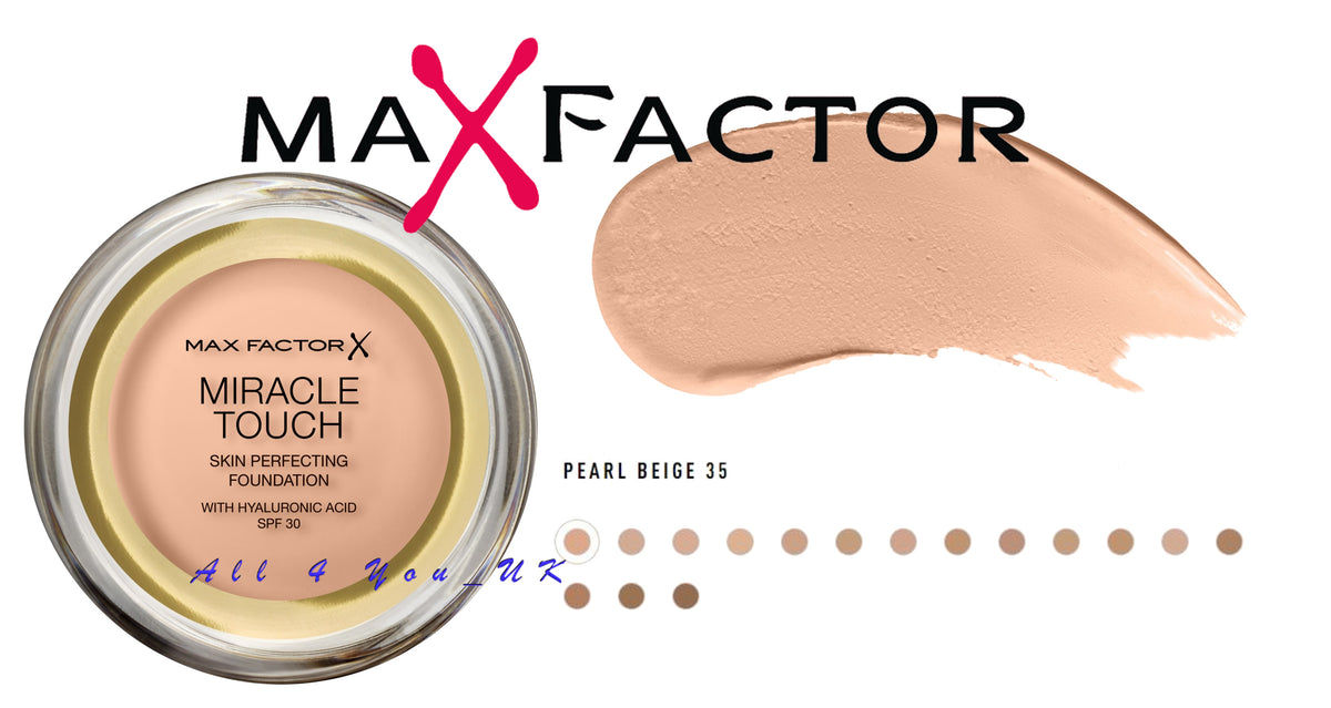 Max Factor Miracle Touch Skin Perfecting Foundation 11.5g - 035 Pearl Beige