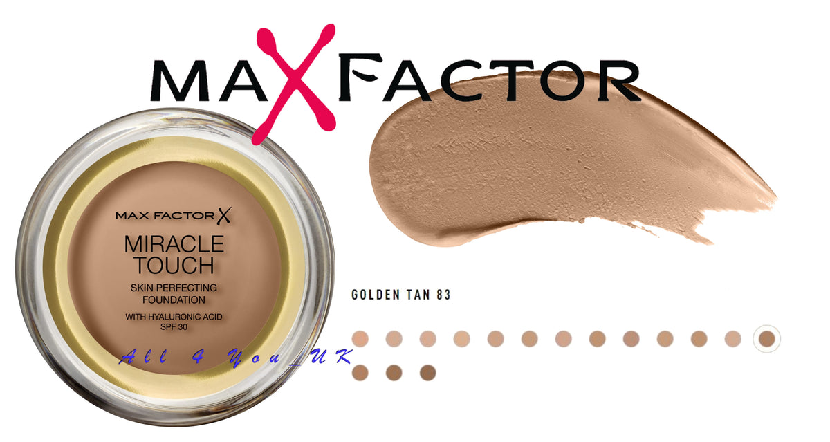Max Factor Miracle Touch Skin Perfecting Foundation 11.5g - 083 Golden Tan