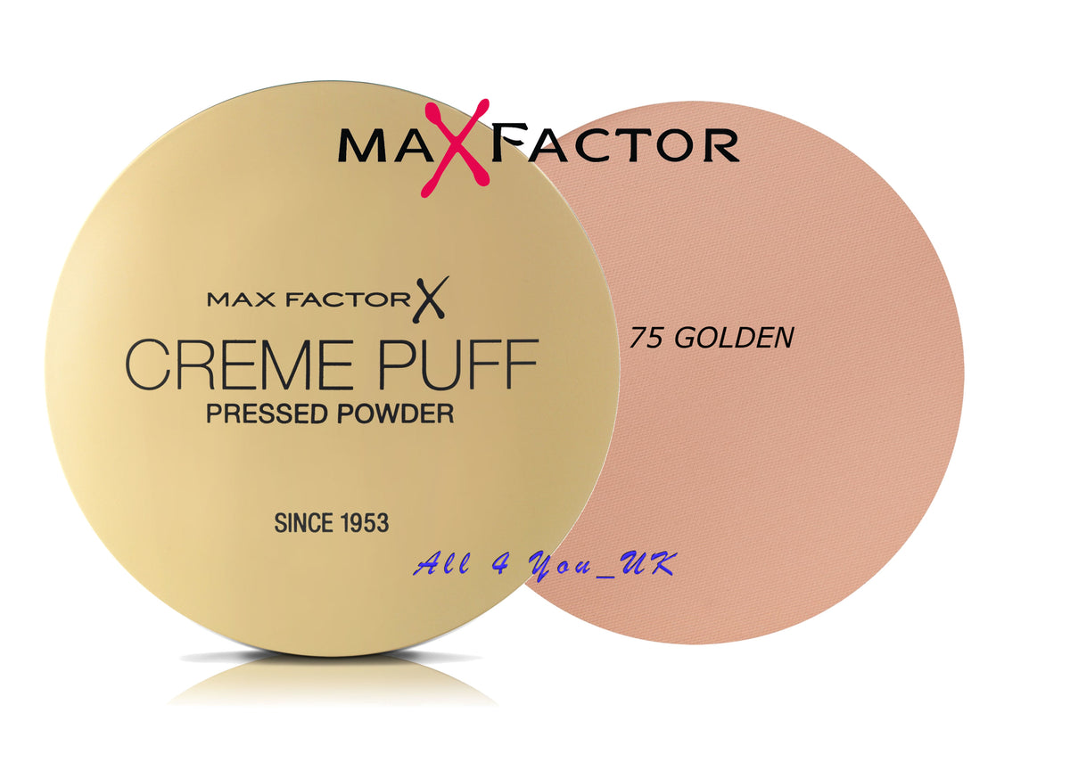 Max Factor Creme Puff Compact Powder -75 Golden