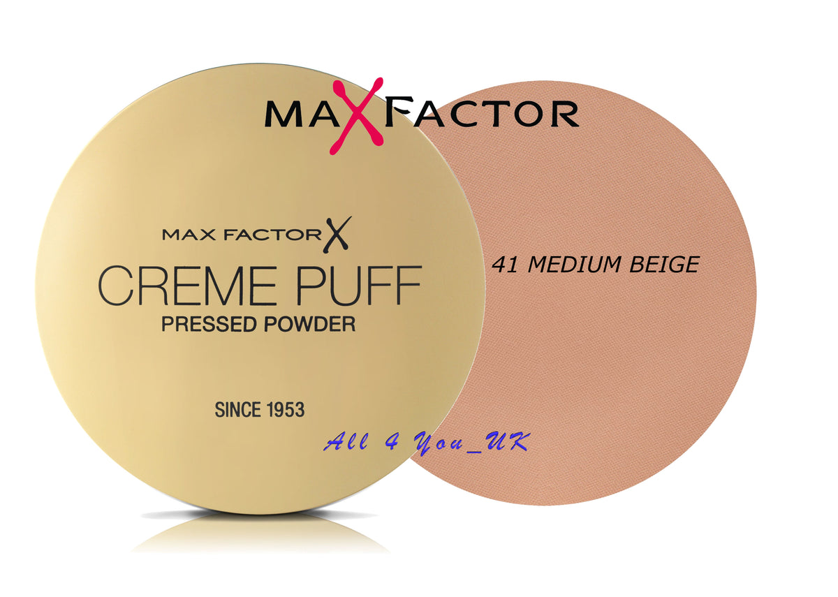 Max Factor Creme Puff Compact Powder - 41 Medium Beige