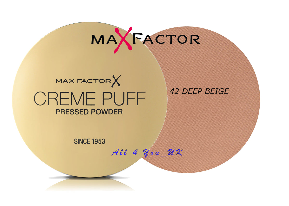 Max Factor Creme Puff Compact Powder - 42 Deep Beige