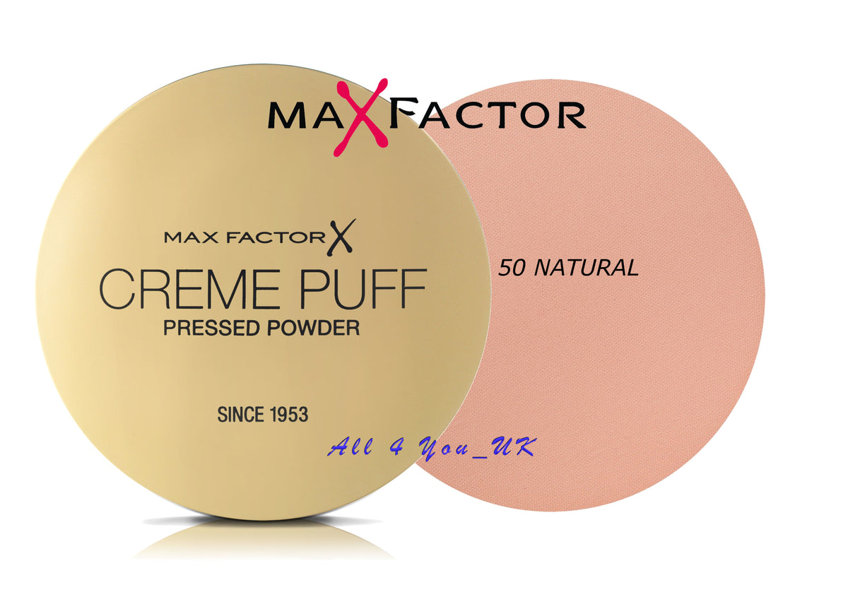 Max Factor Creme Puff Compact Powder - 50 Natural