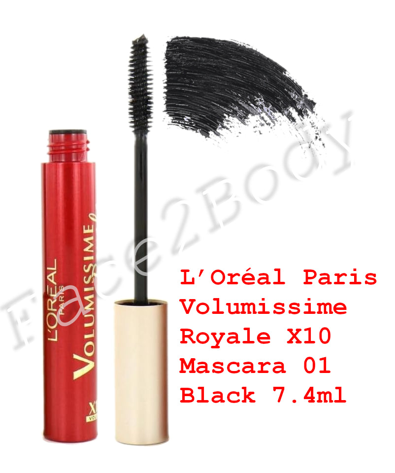 L’Oréal Paris Volumissime Royale X10 Mascara 01 Black 7.4ml