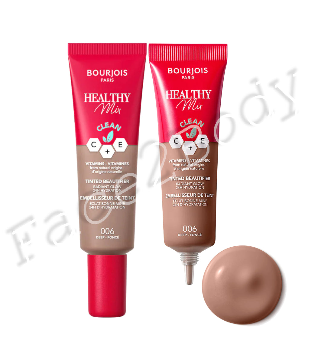 Bourjois Healthy Mix C+E Long Lasting Face Tinted Beautifier 30ml - 006 DEEP