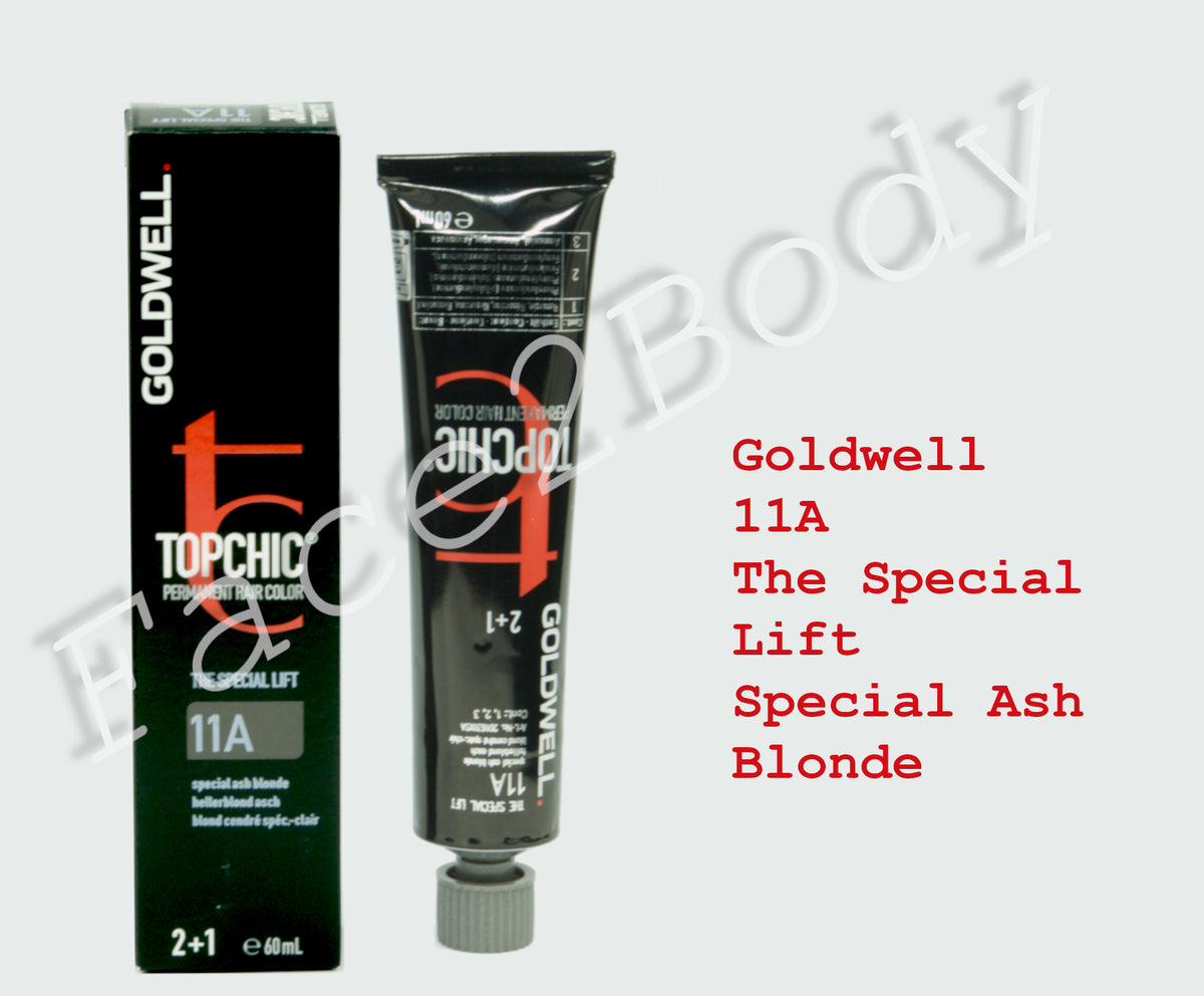 Goldwell Topchic Permanent Hair Color - The Special Lift- 11A Special Ash Blonde 60ml
