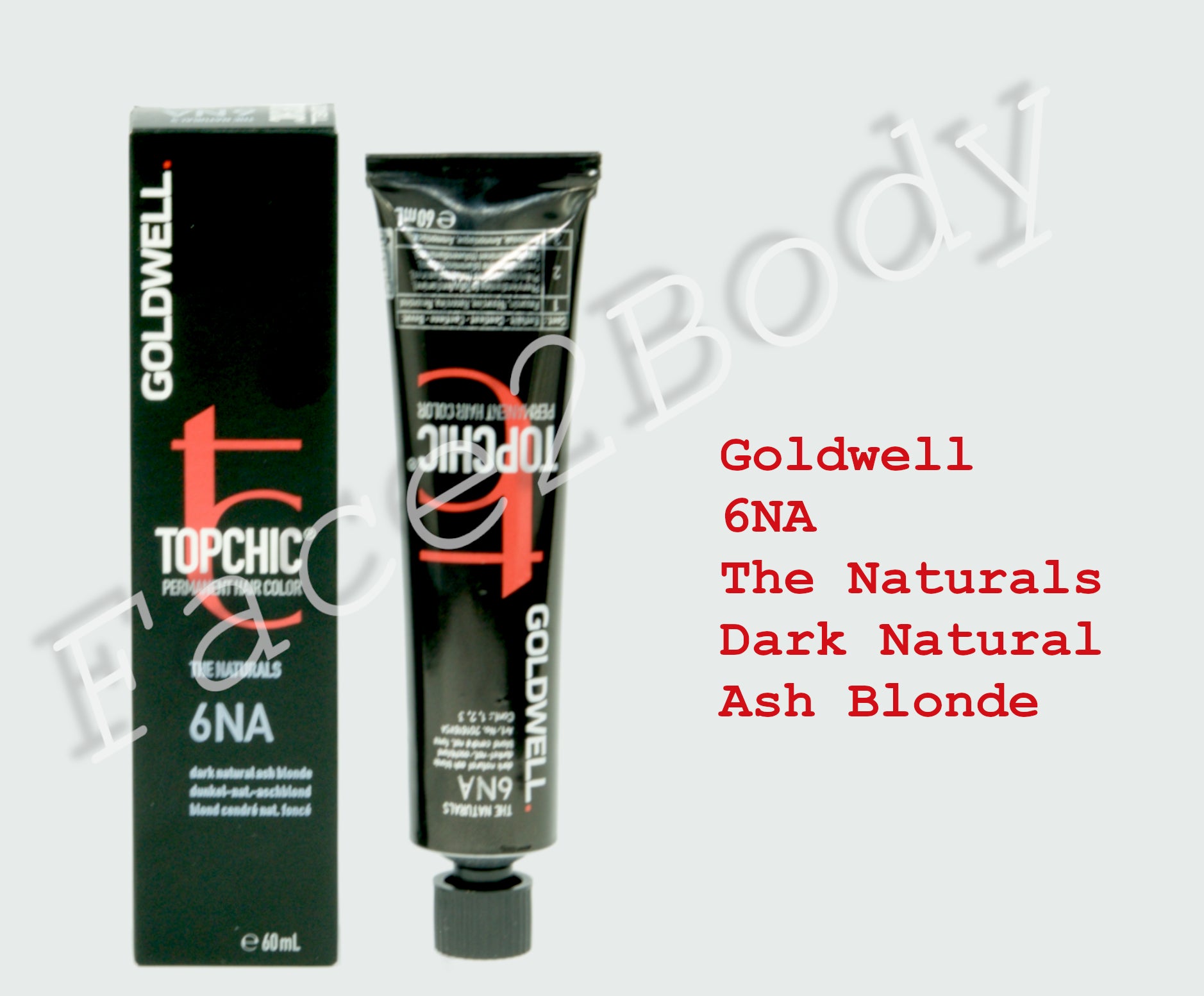 Goldwell Topchic Permanent Hair Color - The naturals - 6NA Dark Natural Ash Blonde 60ml