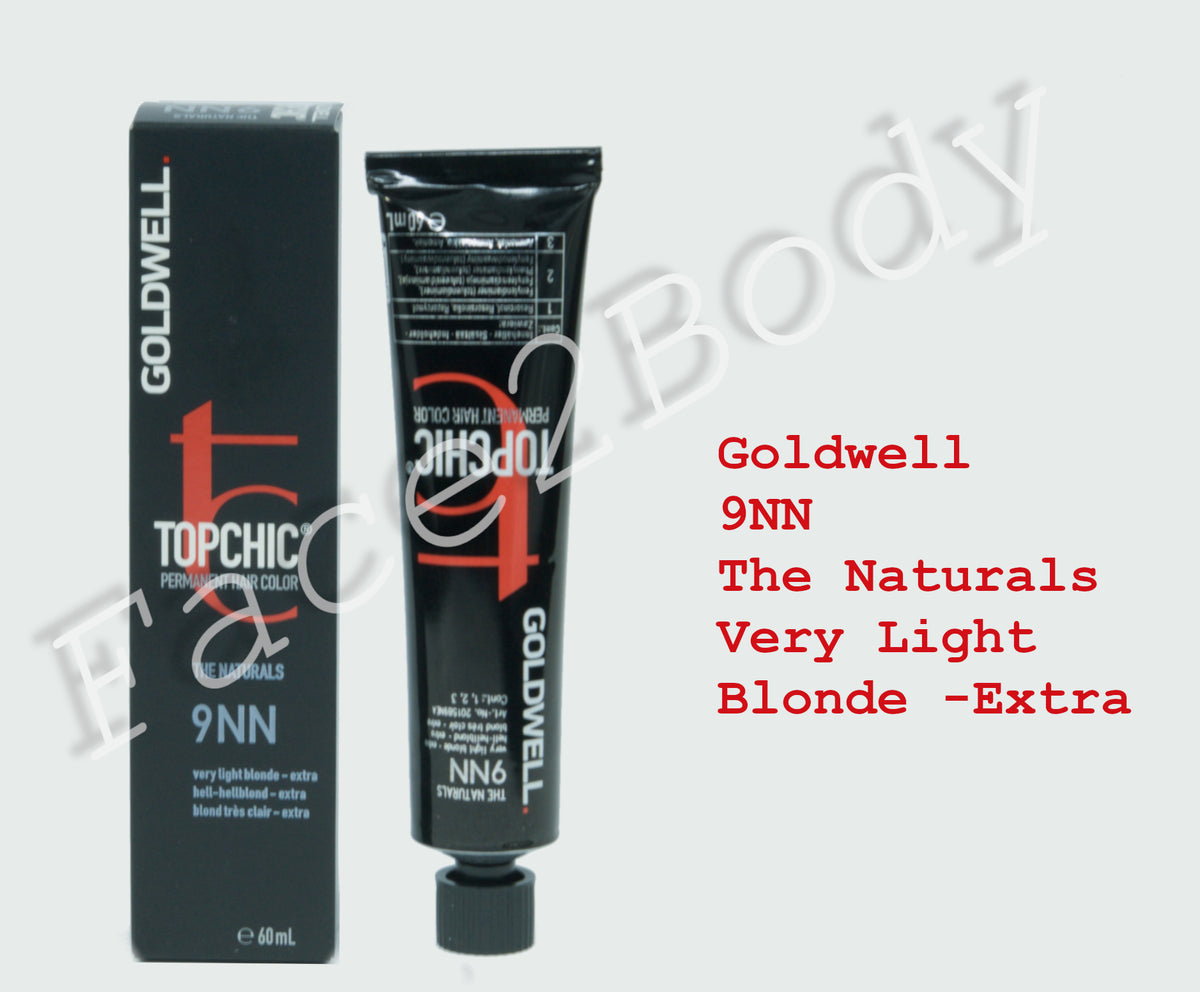 Goldwell Topchic Permanent Hair Color - The naturals - 9NN Very Light Blonde -Extra 60ml