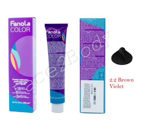 Fanola Color Cream - 2.2 Brown Violet
