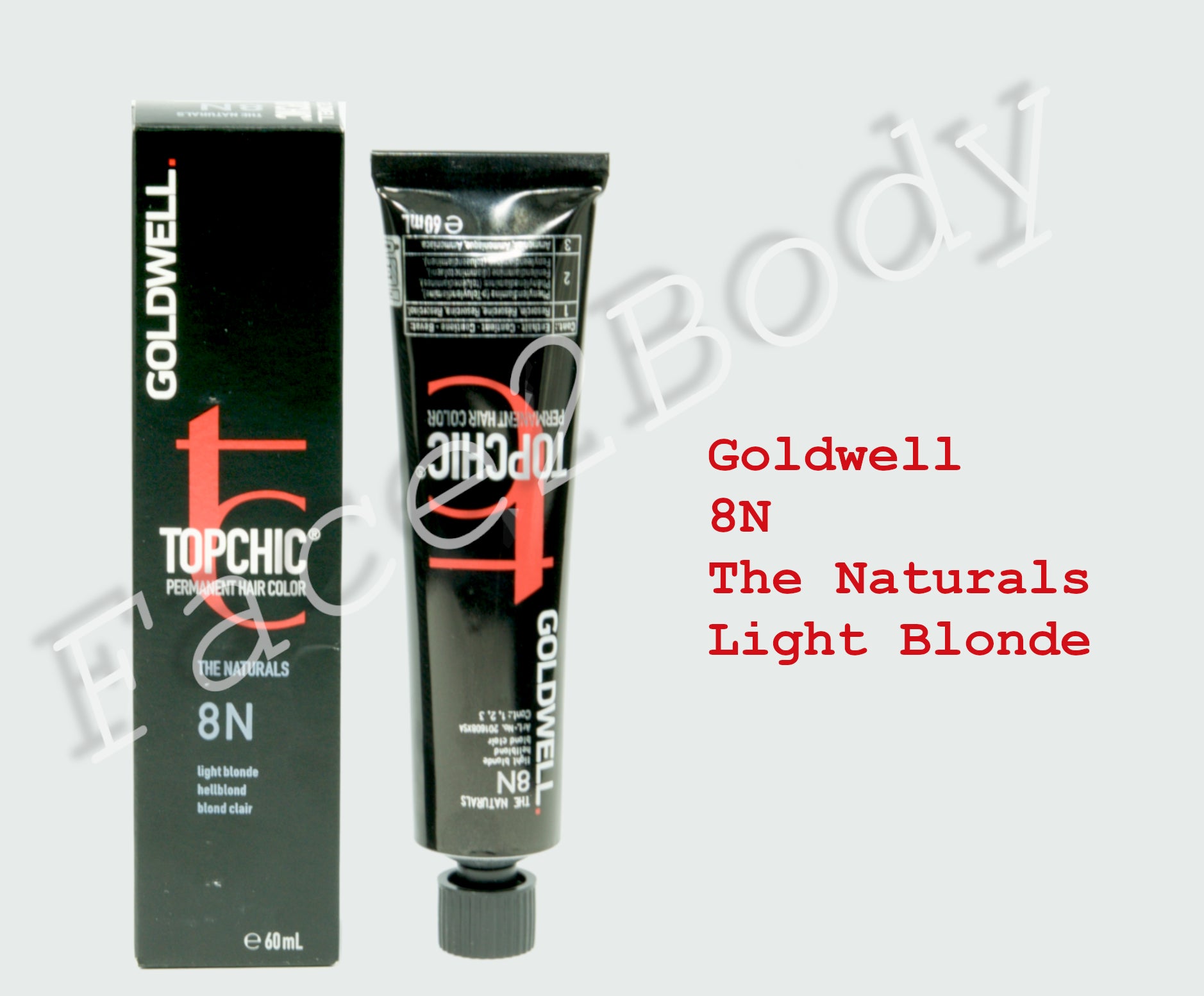 Goldwell Topchic Permanent Hair Color - The naturals - 8N Light Blonde 60ml