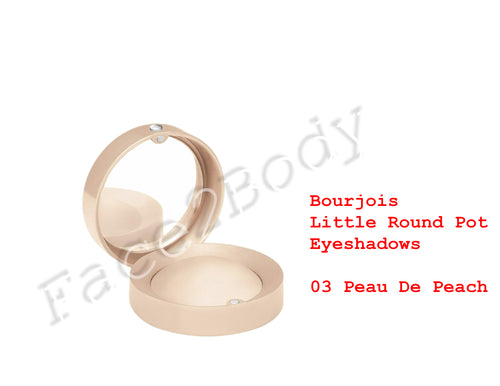 Bourjois Little Round Pot Eyeshadows- 03 Peau De Peach