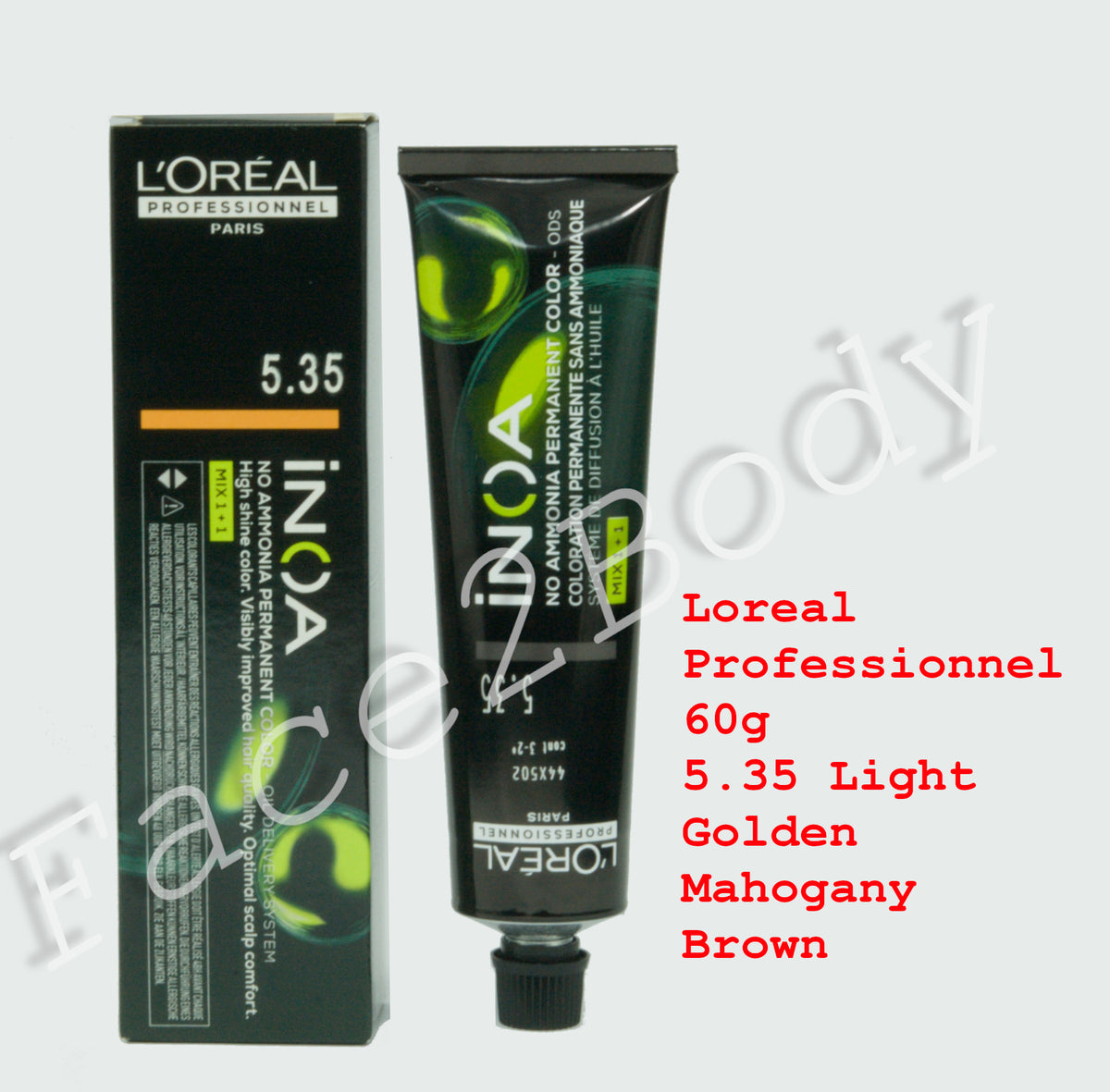 Loreal Professional INOA 60ml - 5.35 Light Golden Mahogany Brown