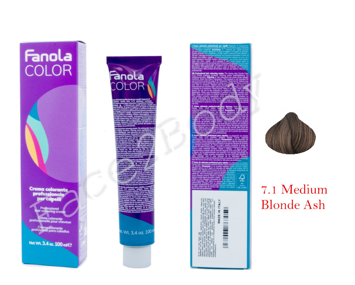 Fanola Color Cream - 7.1 Medium Blonde Ash
