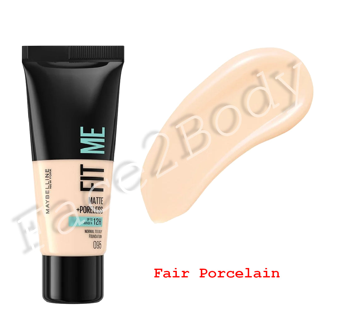 Maybelline Foundation Fit Me Matte & Poreless 30 ml- 095 Fair Porcelain