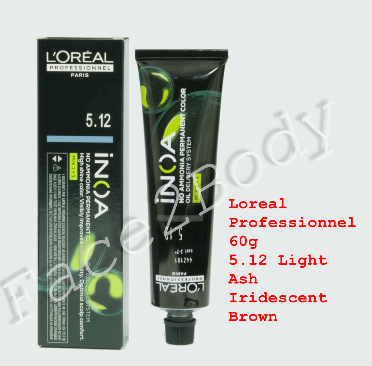 Loreal Professional INOA 60ml - 5.12 Light Ash Iridescent Brown