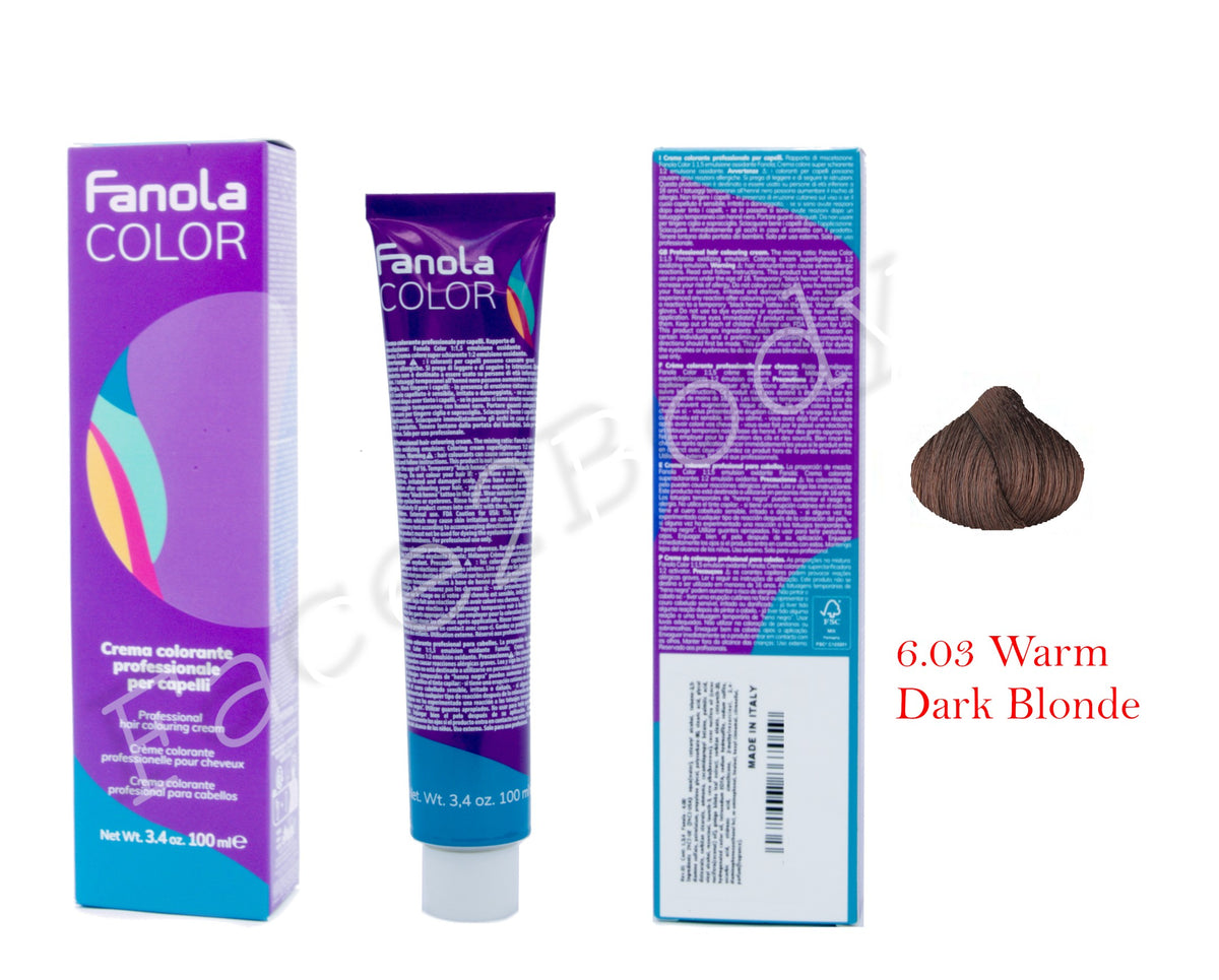 Fanola Color Cream - 6.03 Warm Dark Blonde