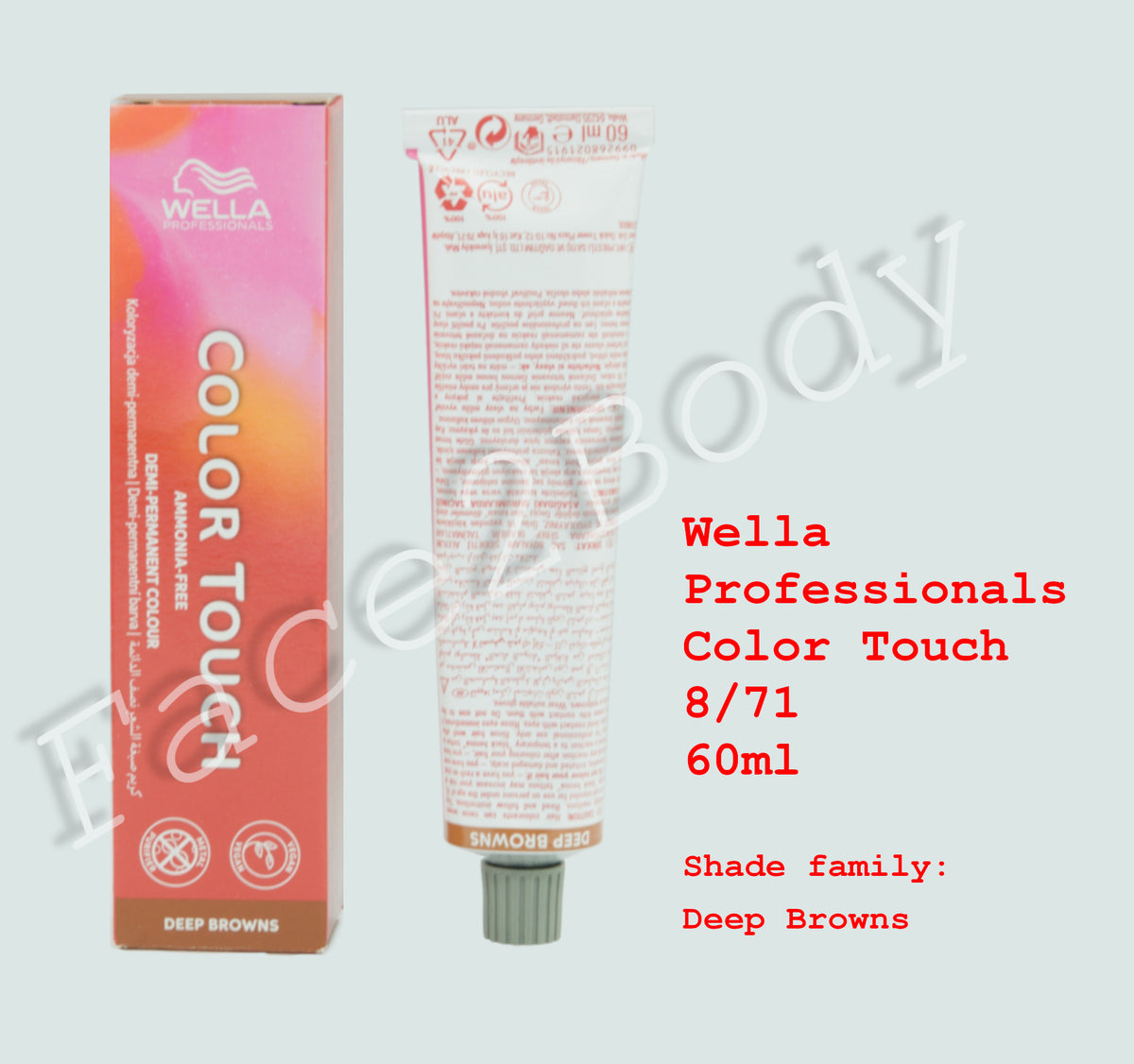 Wella Professionals Color Touch Demi-Permanent Hair Colour-8/71 -60 ml