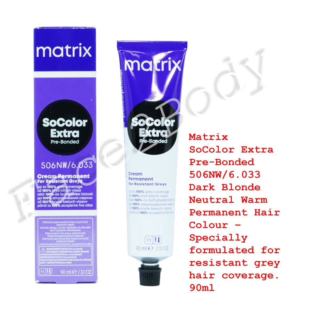 Matrix SoColor Extra Pre-Bonded 506NW/6.033 Dark Blonde Neutral Warm Hair Colour