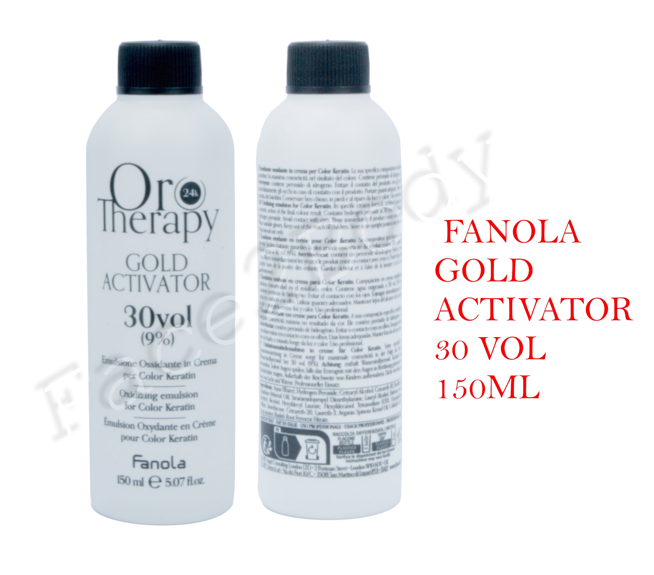 FANOLA Oro Therapy- Gold Activator 30 Vol 9% - 150ml