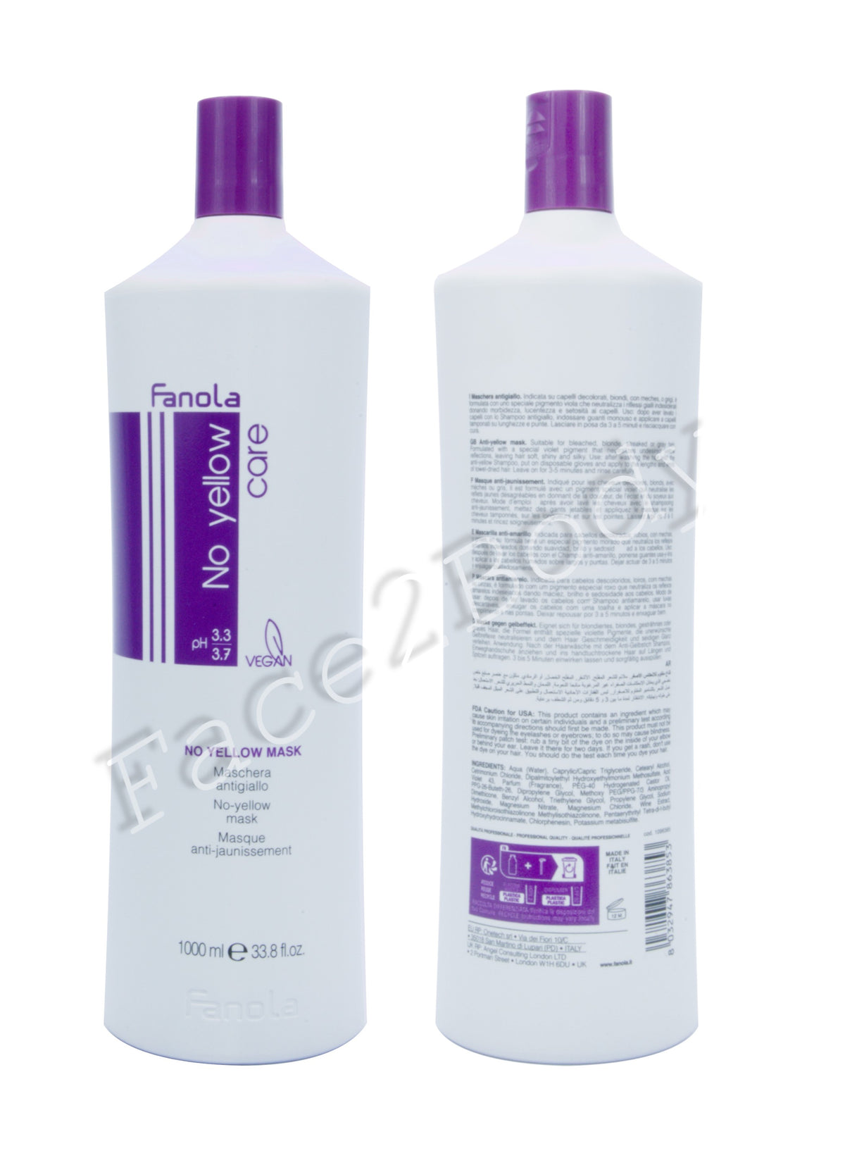 Fanola No Yellow mask 1000ml