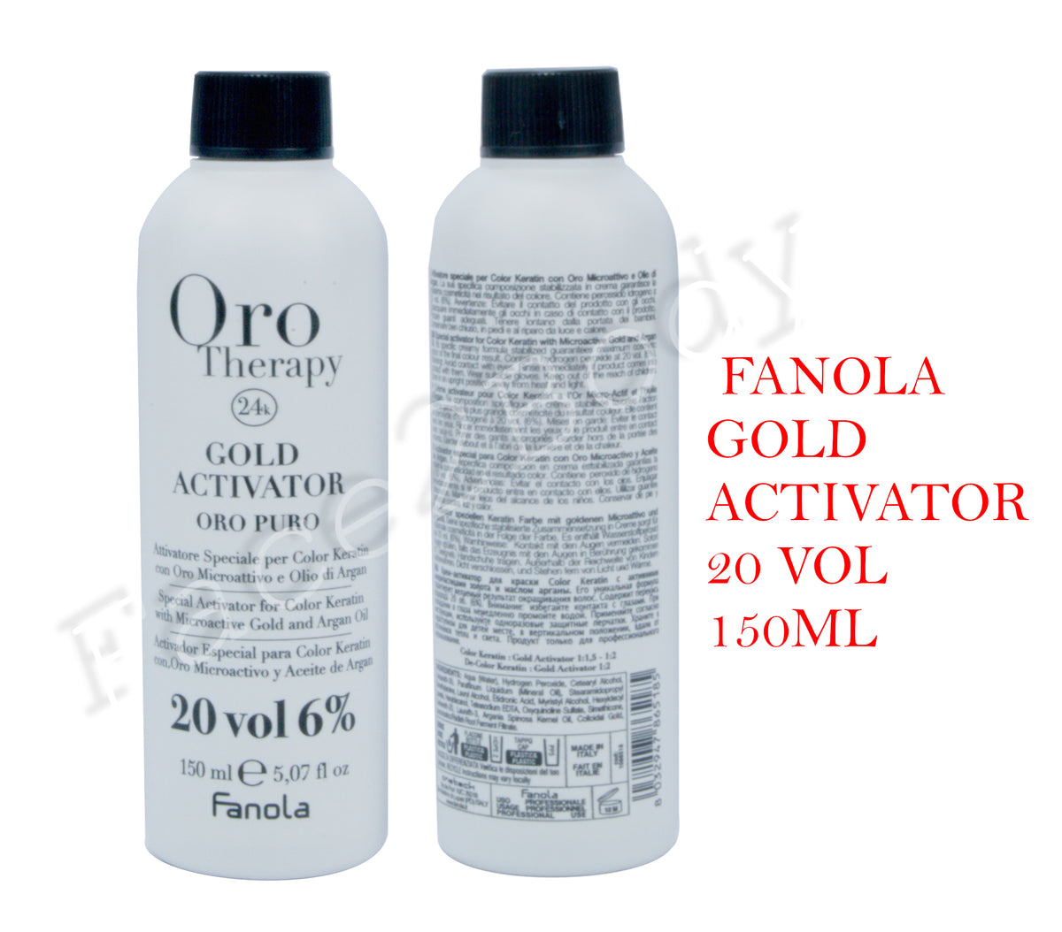 FANOLA Oro Therapy- Gold Activator 20 Vol 6% - 150ml