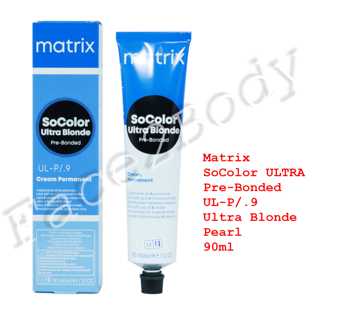 Matrix SoColor ULTRA Pre-Bonded Permanent Hair ColourUL-P/.9 Ultra Blonde Pearl