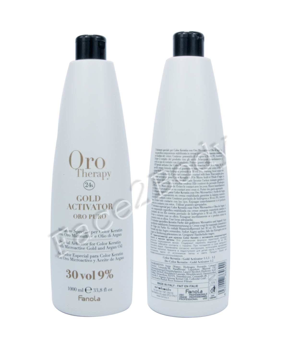 FANOLA Oro Therapy- Gold Activator- 1000 ml - 30 Vol 9%