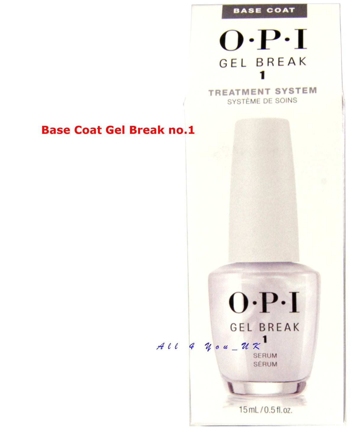 OPI Gel Break Serum-Infused Base Coat No.1 15ml