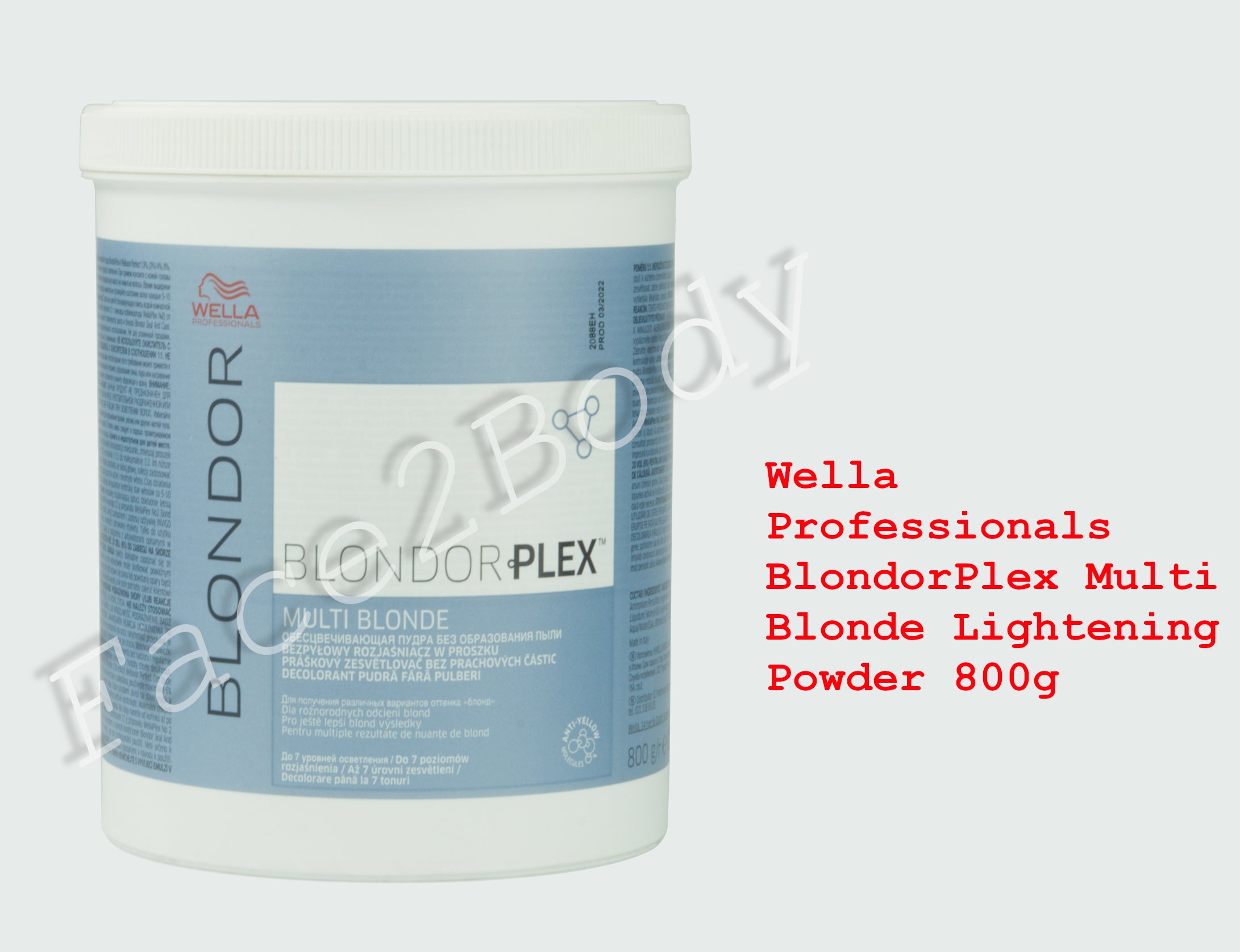 Wella Professionals BlondorPlex Multi Blonde Lightening Powder 800g (7 tones)