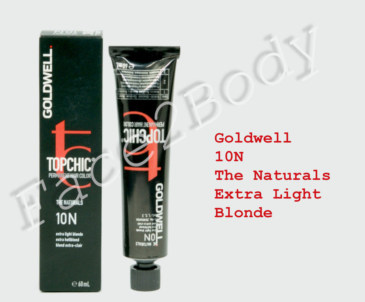 Goldwell Topchic Permanent Hair Color - The naturals - 10N Extra Light Blonde 60ml