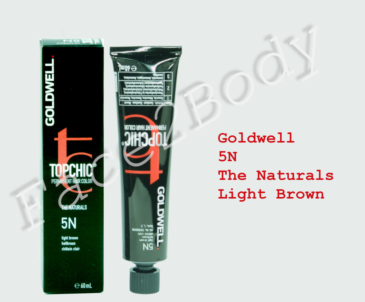 Goldwell Topchic Permanent Hair Color - The naturals - 5N Light Brown 60ml