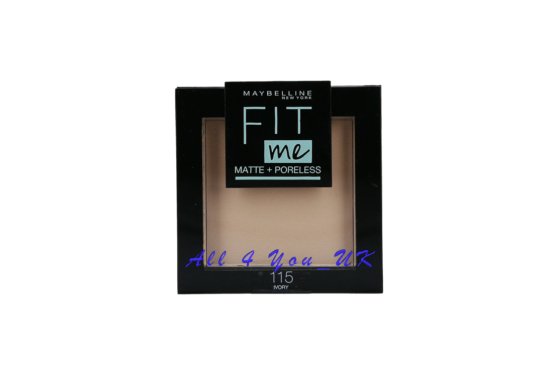 Maybelline Fit Me Matte & Poreless Powder -115 Ivory 9g