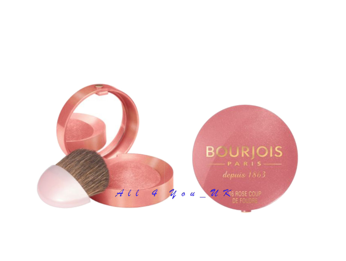Bourjois Little Round Pot Blusher- 16 Rose Coup De Foudre