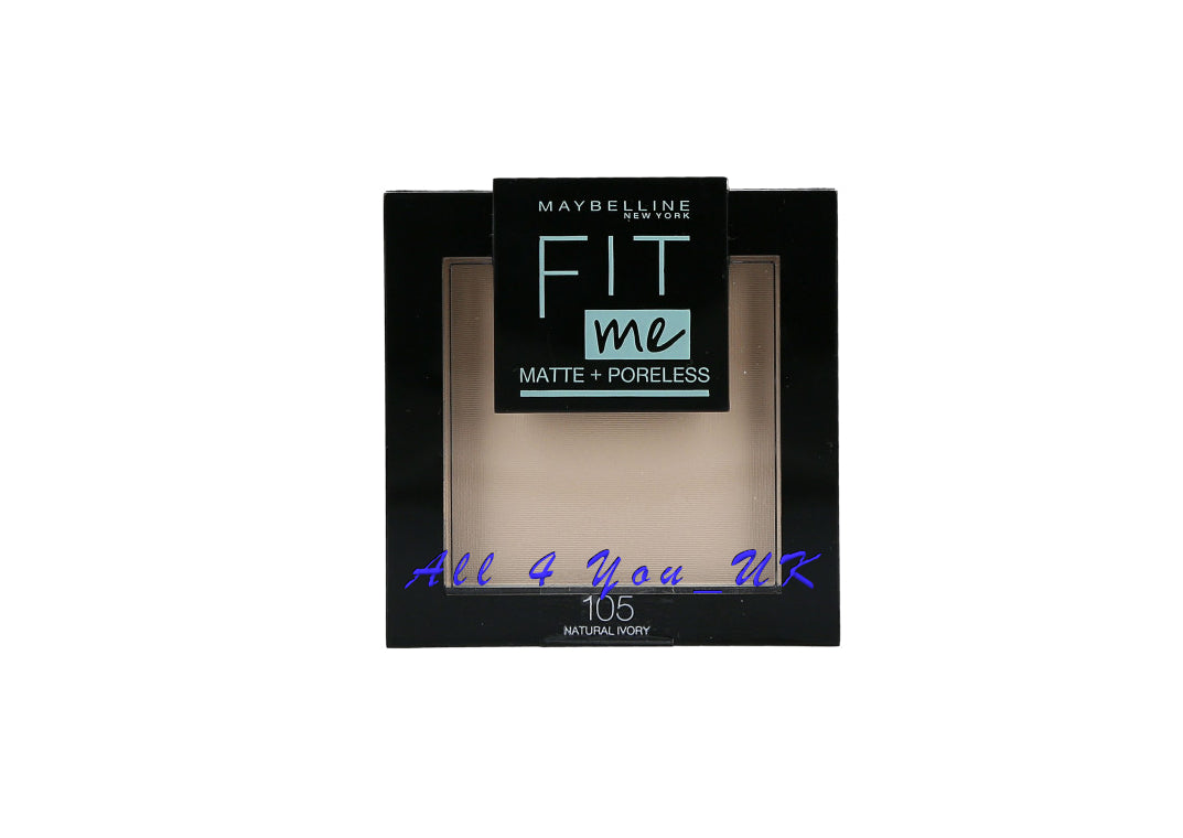 Maybelline Fit Me Matte & Poreless Powder -105 Natura Ivory 9g