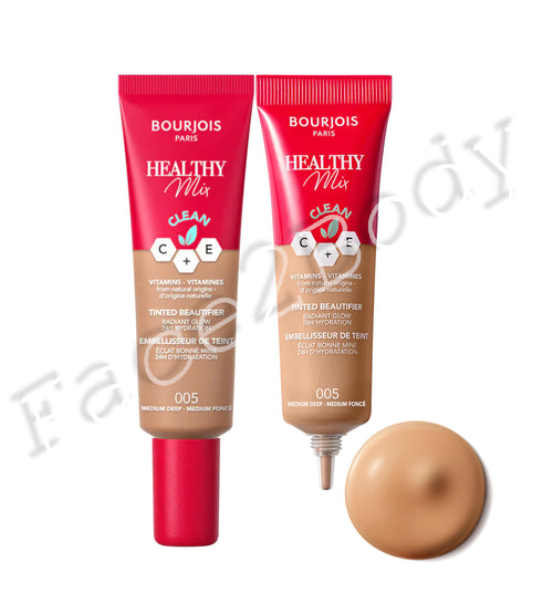 Bourjois Healthy Mix C+E Long Lasting Face Tinted Beautifier 30ml - 005 MEDIUM DEEP