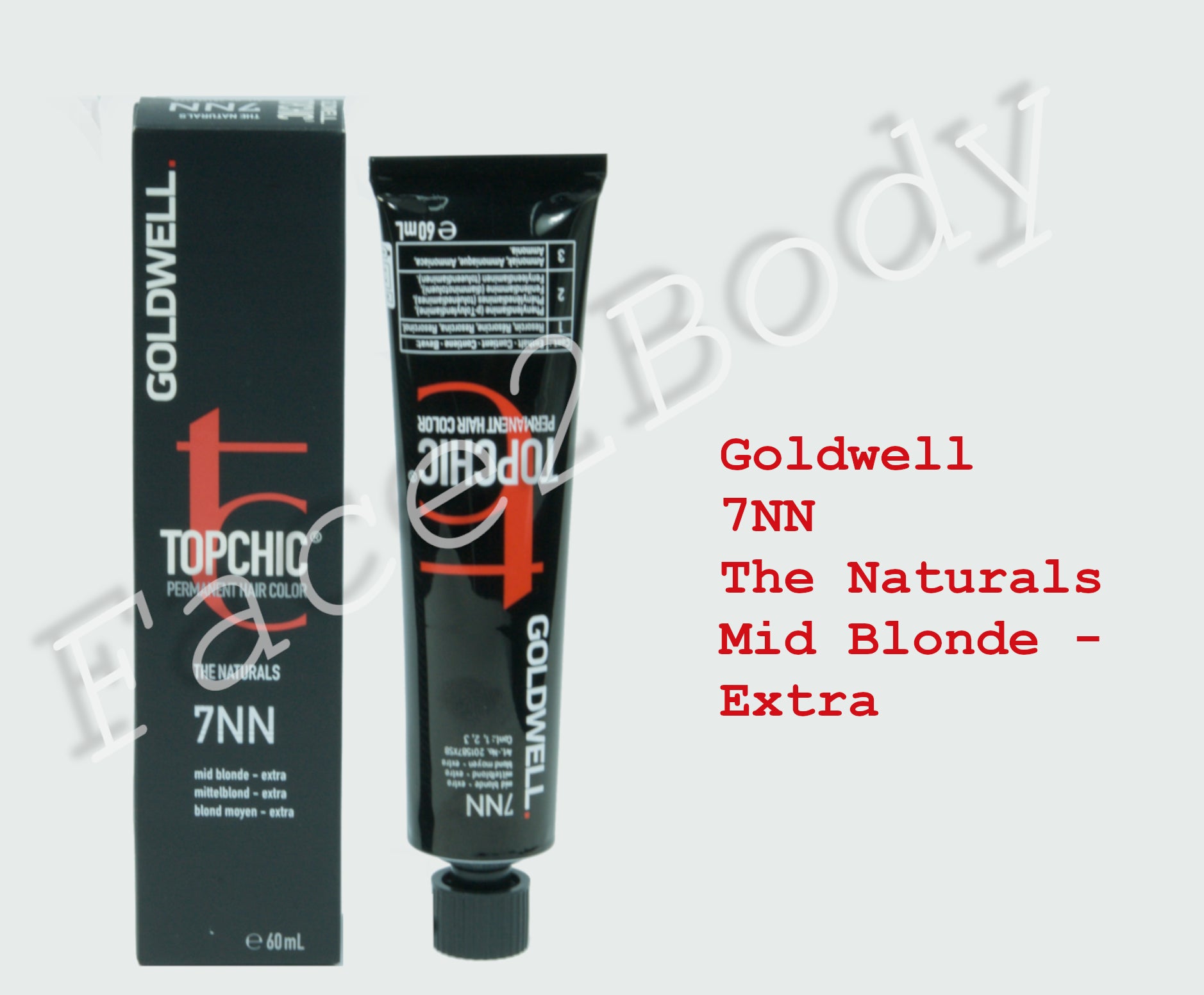 Goldwell Topchic Permanent Hair Color - The naturals - 7NN Mid Blonde - Extra 60ml