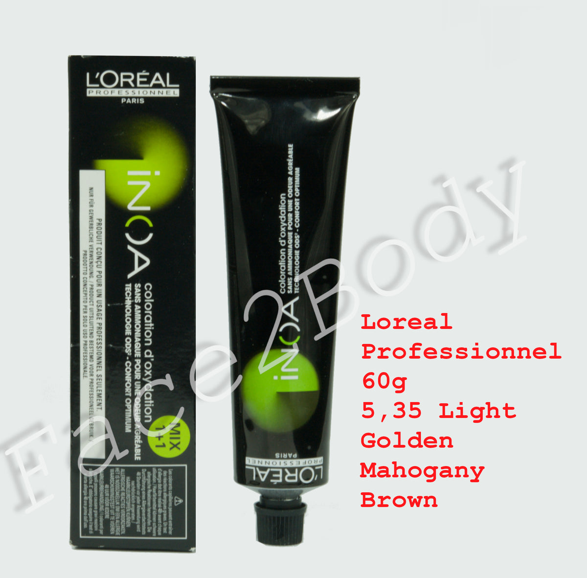 Loreal Professional INOA 60ml - 5,35 Light Golden Mahogany Brown