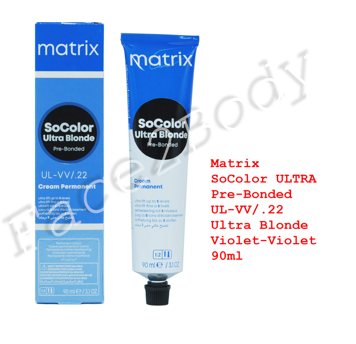 Matrix SoColor ULTRA Pre-Bonded Permanent UL-VV/.22 Ultra Blonde Violet-Violet
