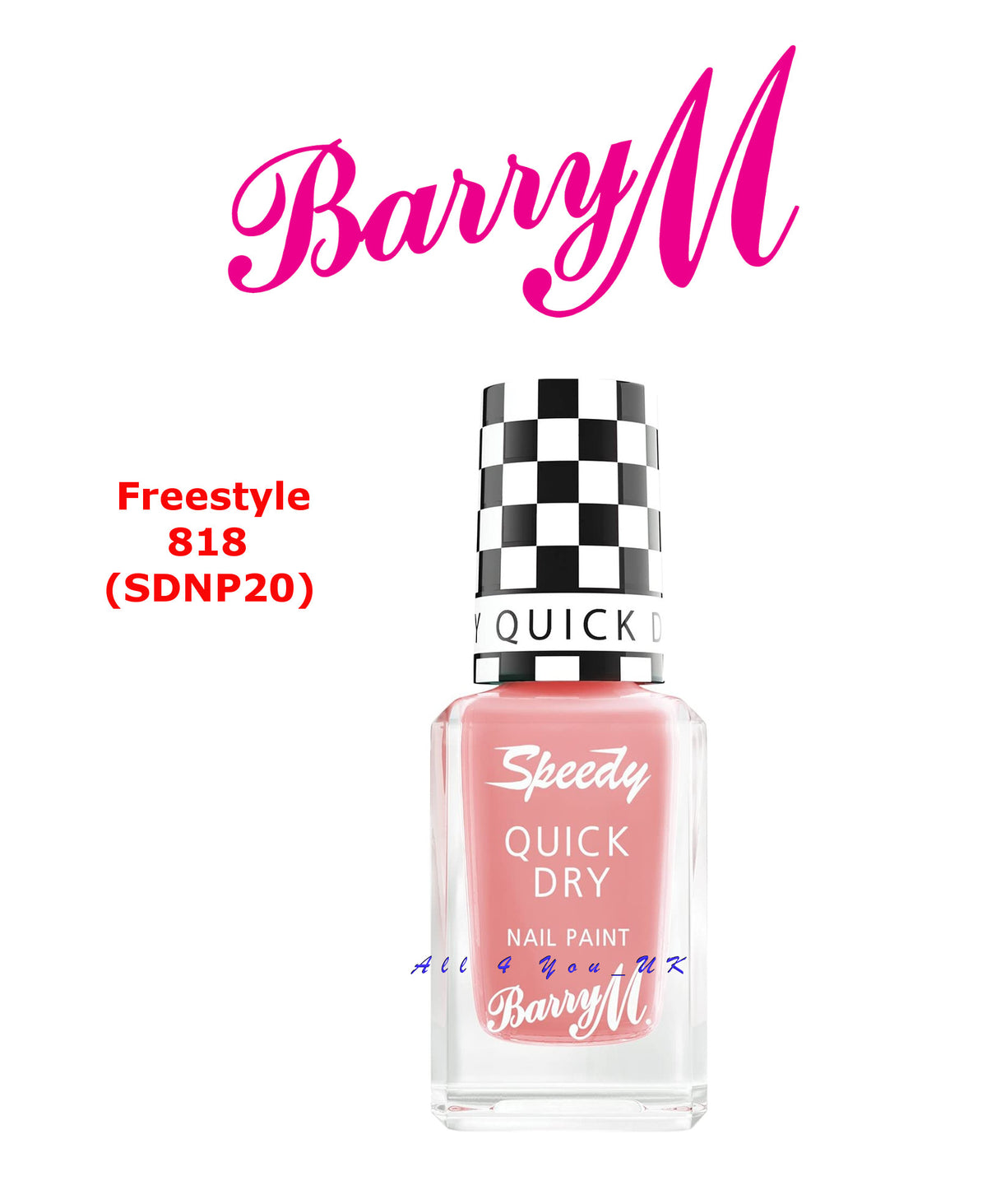 Barry M Speedy Quick Dry Nail Paint Freestyle SDNP20 10ml