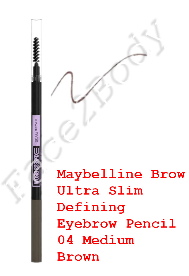 Maybelline Brow Ultra Slim Defining Eyebrow Pencil 04 Medium Brown