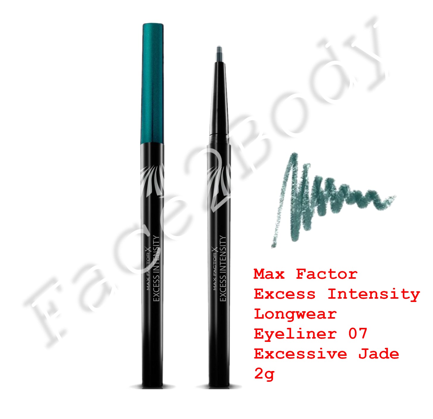 Max Factor Excess Intensity Longwear Eyeliner 07 Excessive Jade 2g