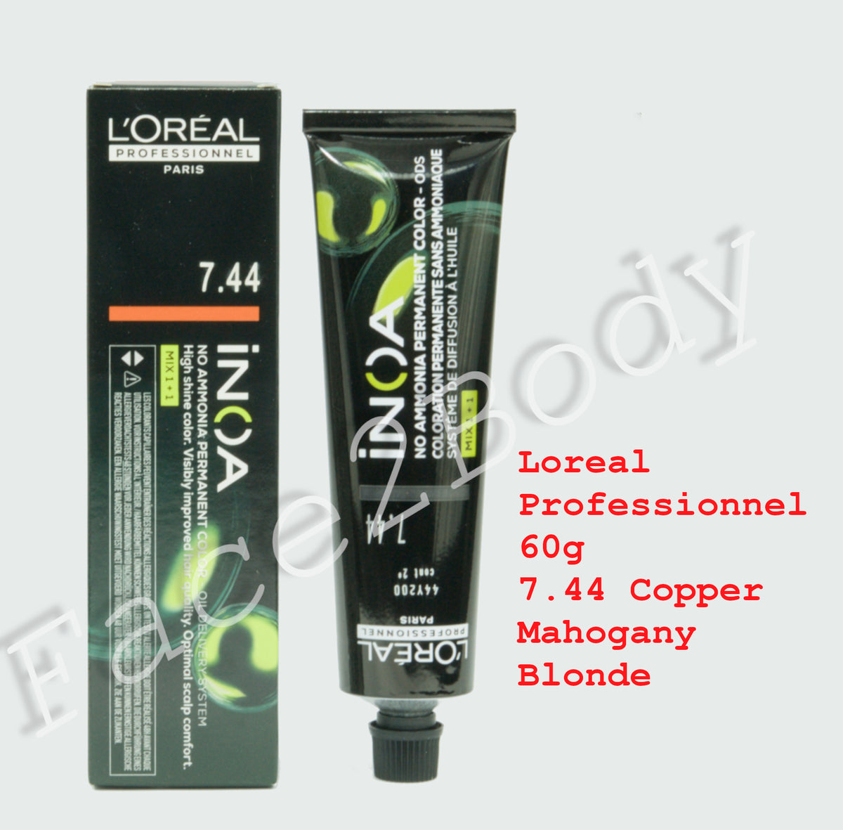 Loreal Professional INOA 60ml - 7.44 Copper Mahogany Blonde