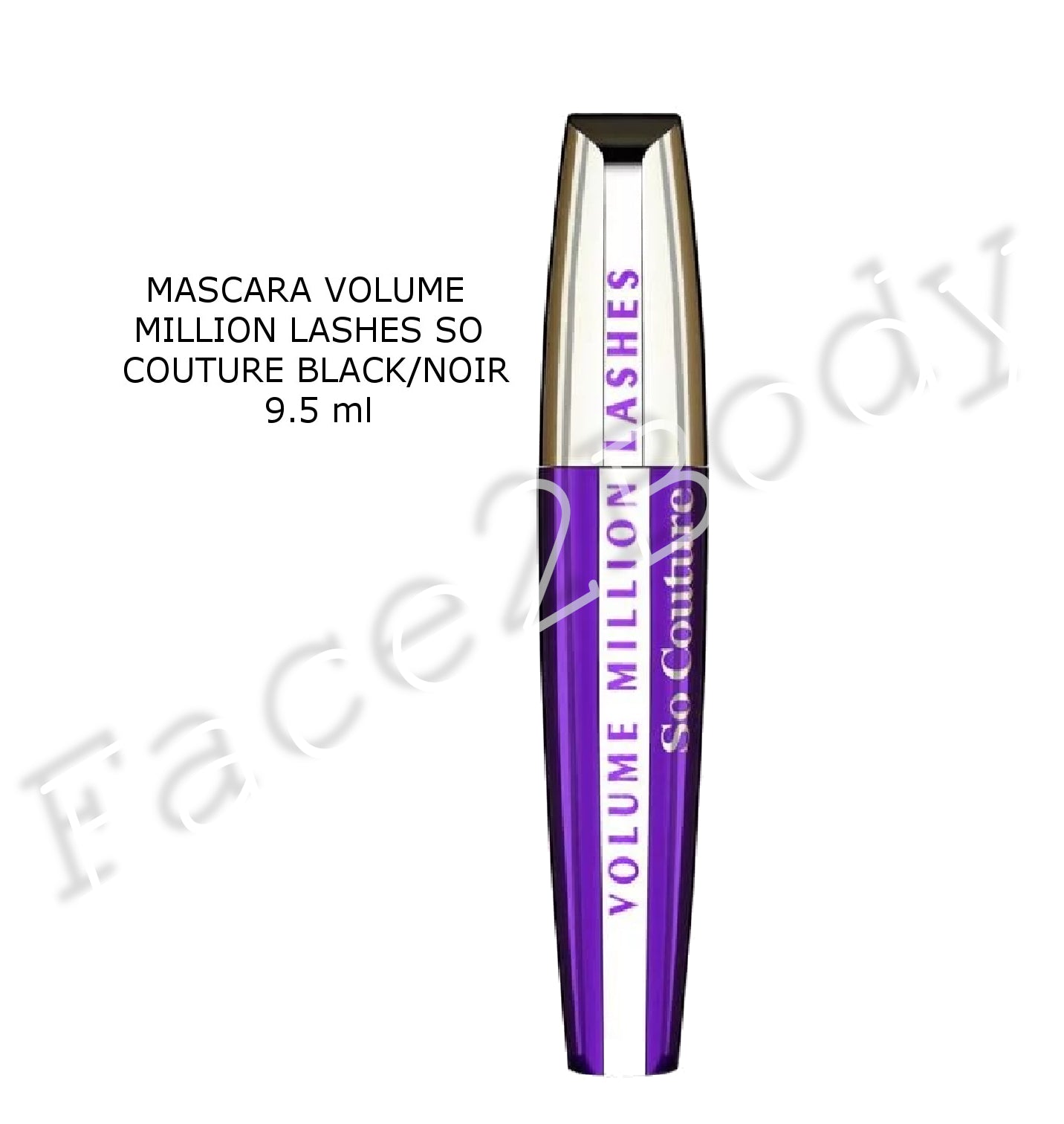 Loreal Mascara Volume Million Lashes So Couture Black 9.5ml