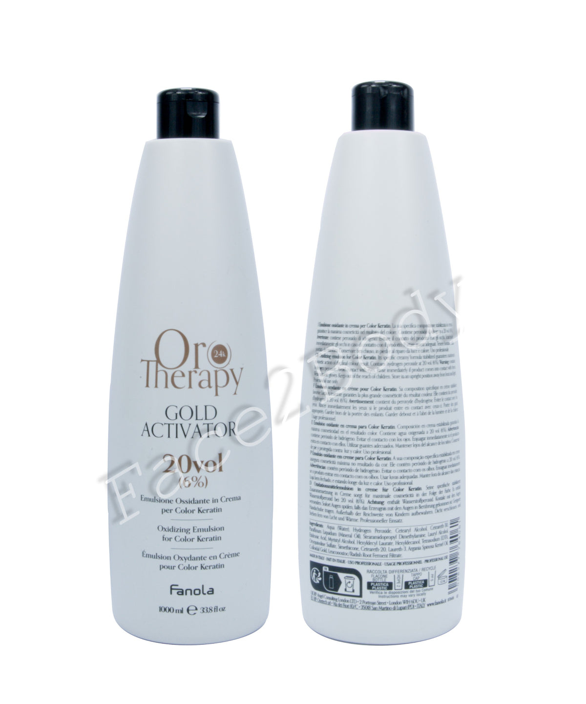 FANOLA Oro Therapy- Gold Activator- 1000 ml - 20 Vol 6%