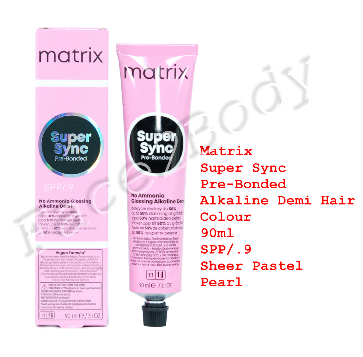Matrix Super Sync Pre-Bonded Demi Hair Colour SPP/.9 Sheer Pastel Pearl 90ml