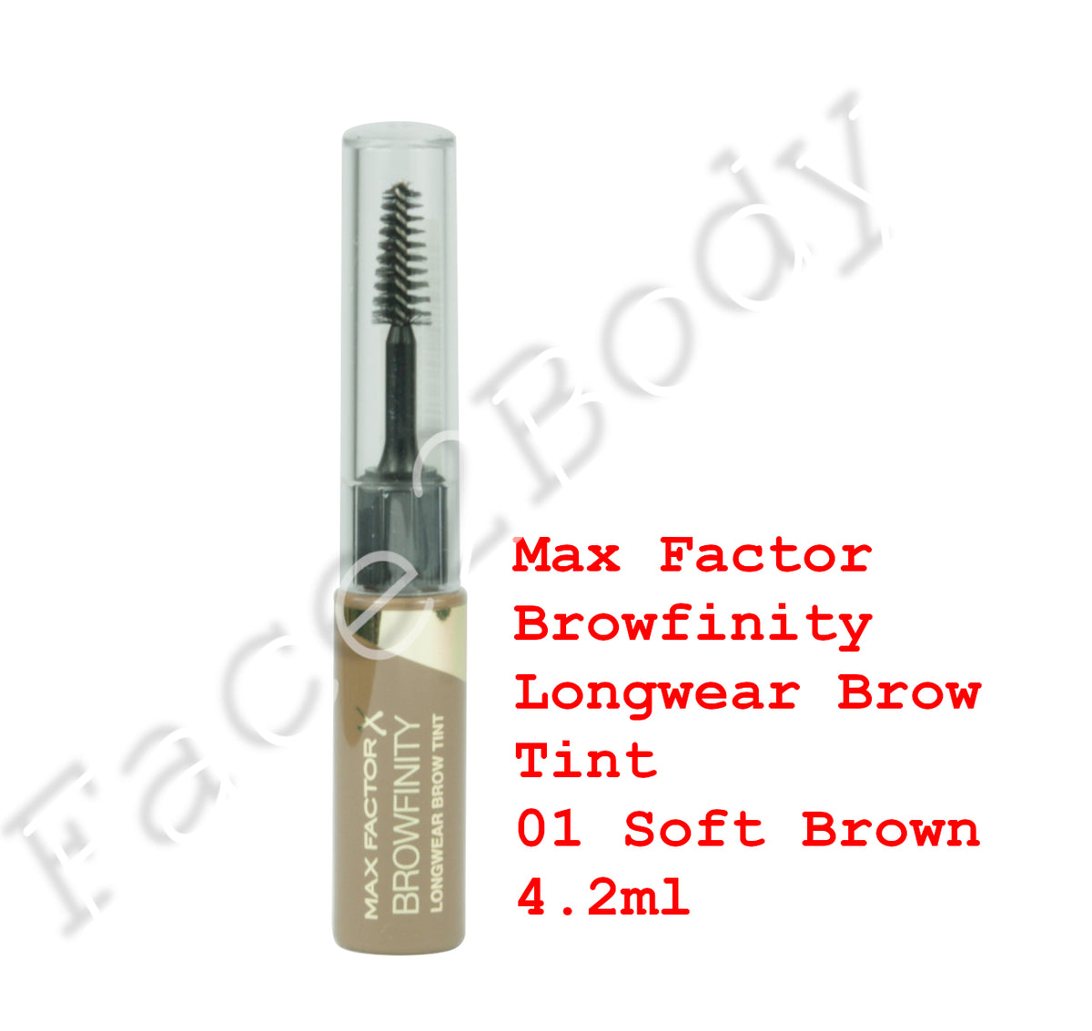 Max Factor Browfinity Longwear Brow Tint 01 Soft Brown 4.2ml