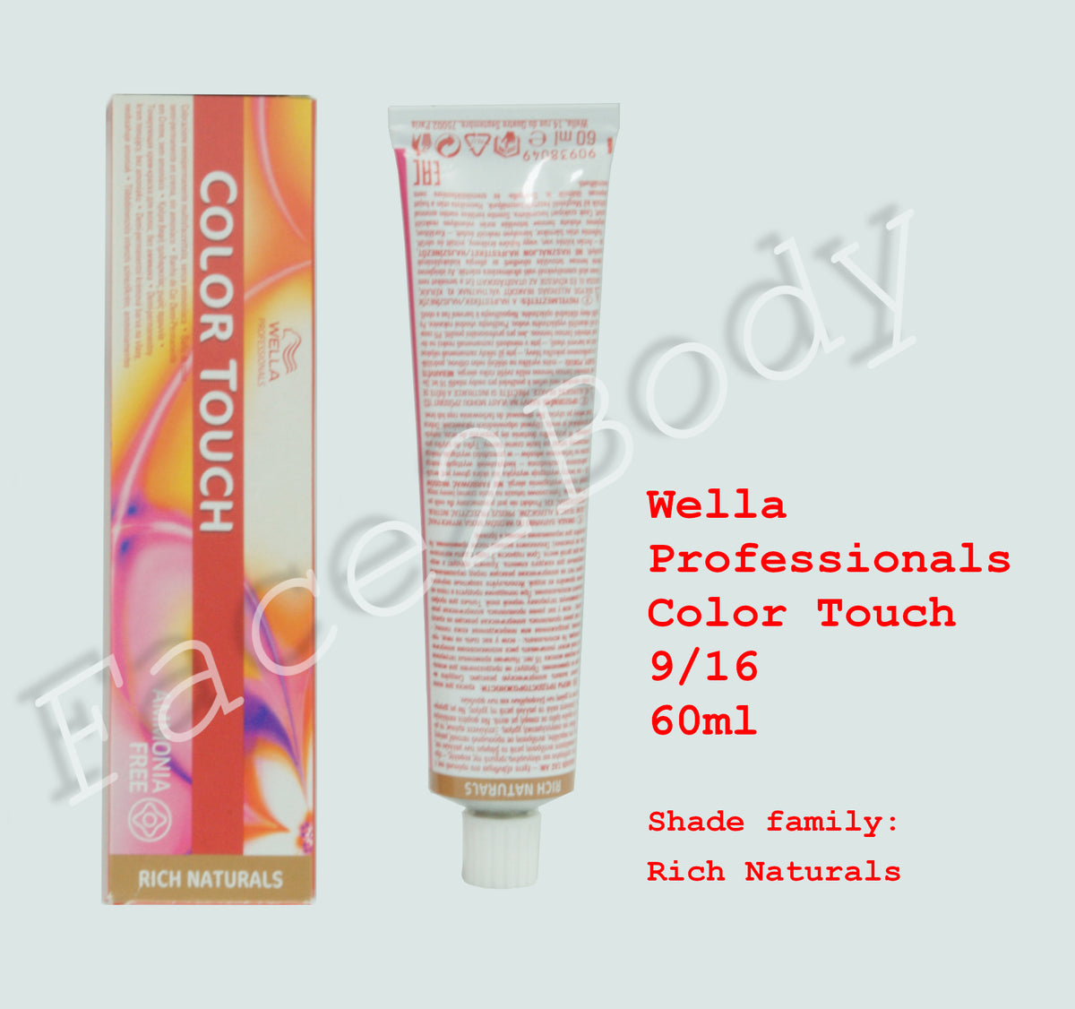 Wella Professionals Color Touch Demi-Permanent Hair Colour- 9/16 -60 ml